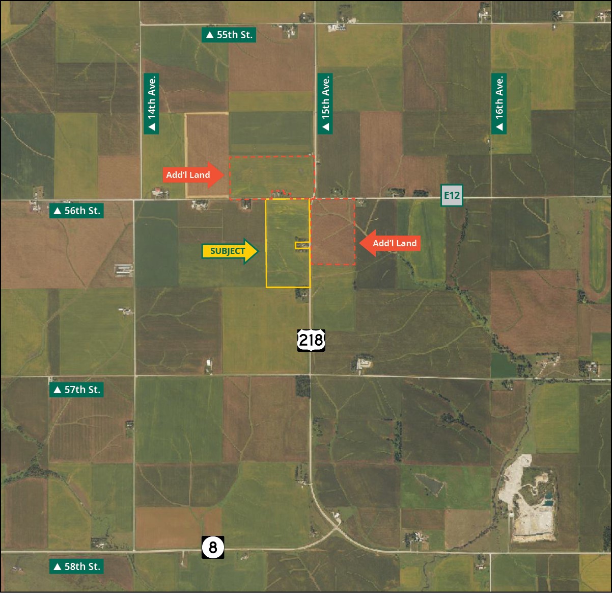 US-218 & Co Road E-12 Dysart IA 52224