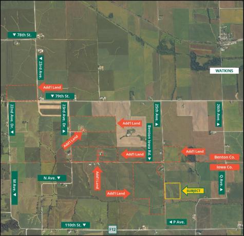 Benton-iowa Road & P Avenue Marengo IA 52301