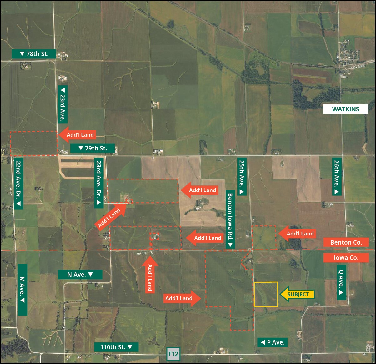 Benton-iowa Road & P Avenue Marengo IA 52301
