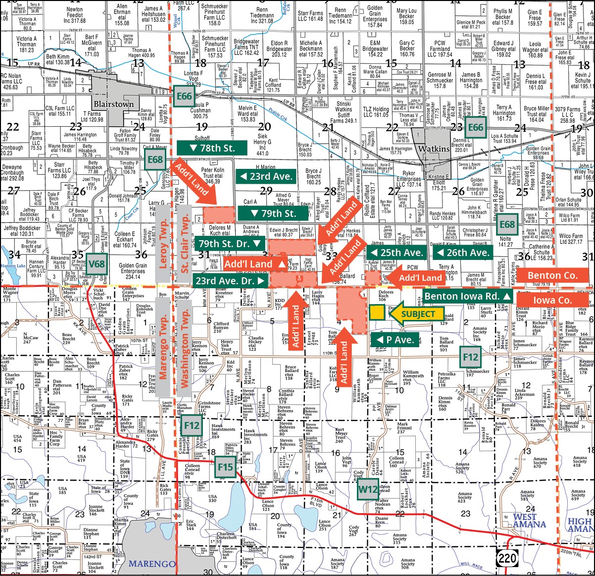 Benton-iowa Road & P Avenue Marengo IA 52301