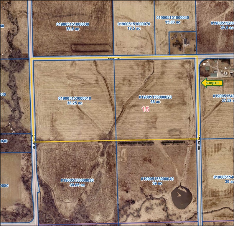 185TH Street & Dixon Avenue Mechanicsville IA 52306