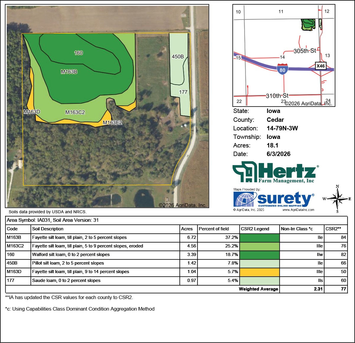 2015 Atalissa Road IA 52720