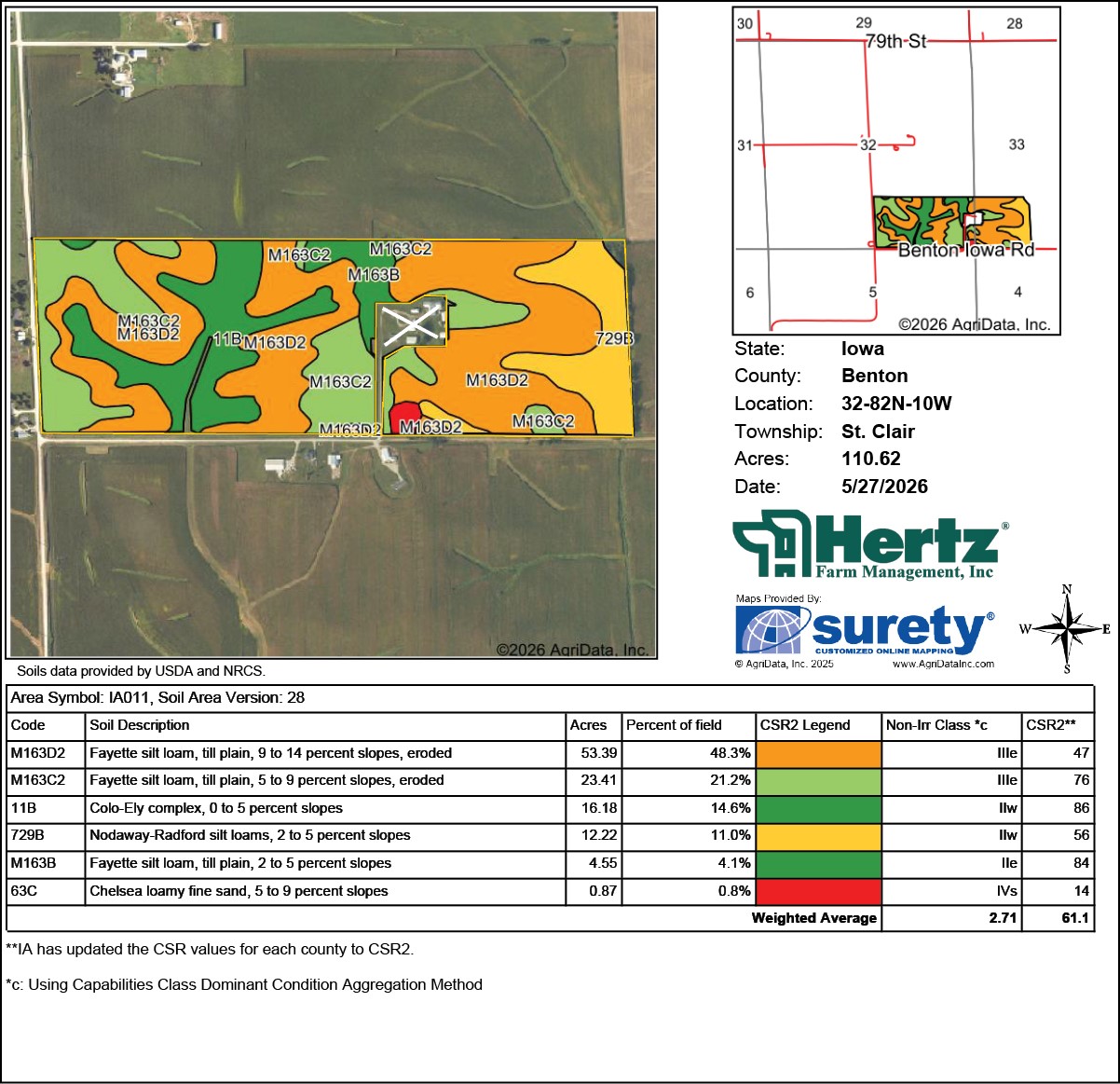 23RD Ave. Dr & Benton-iowa Road Marengo IA 52301