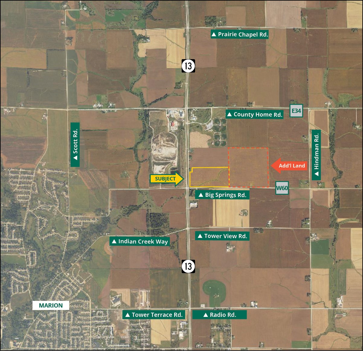 IA-13 & Big Springs Road Marion IA 52302