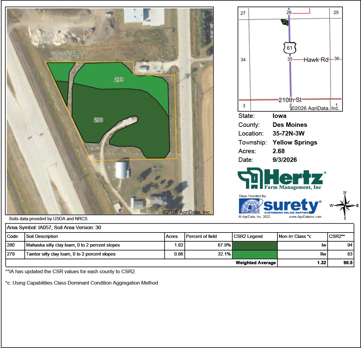 Wapello Road IA 52637