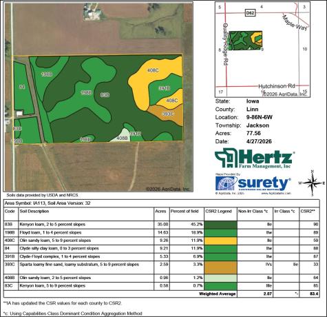 Quality Ridge Road Coggon IA 52218
