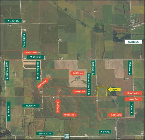 25TH Ave. & Benton-iowa Road Watkins IA 52354