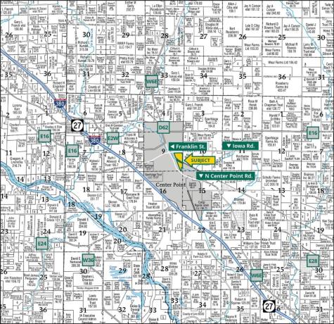 Iowa Road Center Point IA 52402