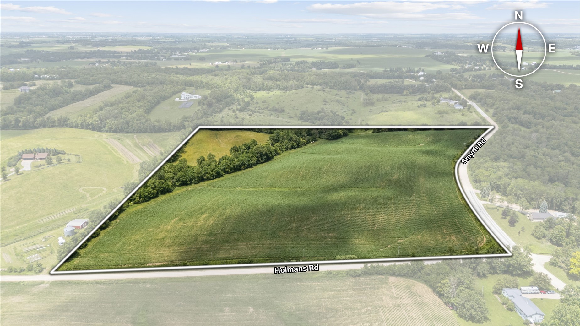 37.09 Acres +/- Corner Of Smyth Road & Holmans Road Mt Vernon IA 52314
