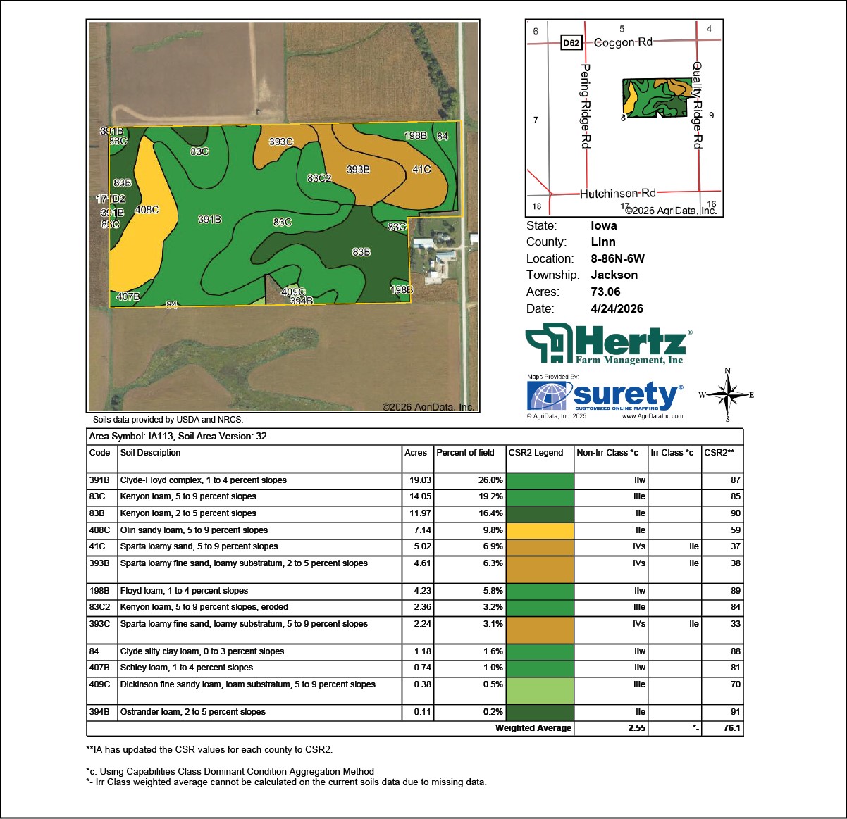 Quality Ridge Road Coggon IA 52218