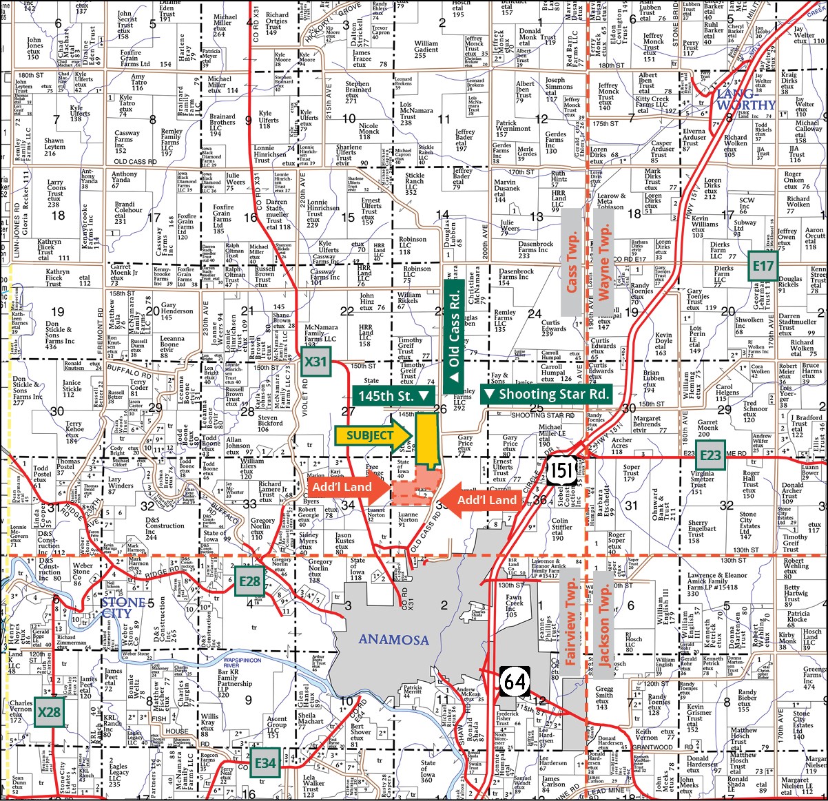 Old Cass Road & 145th Street Anamosa IA 52205