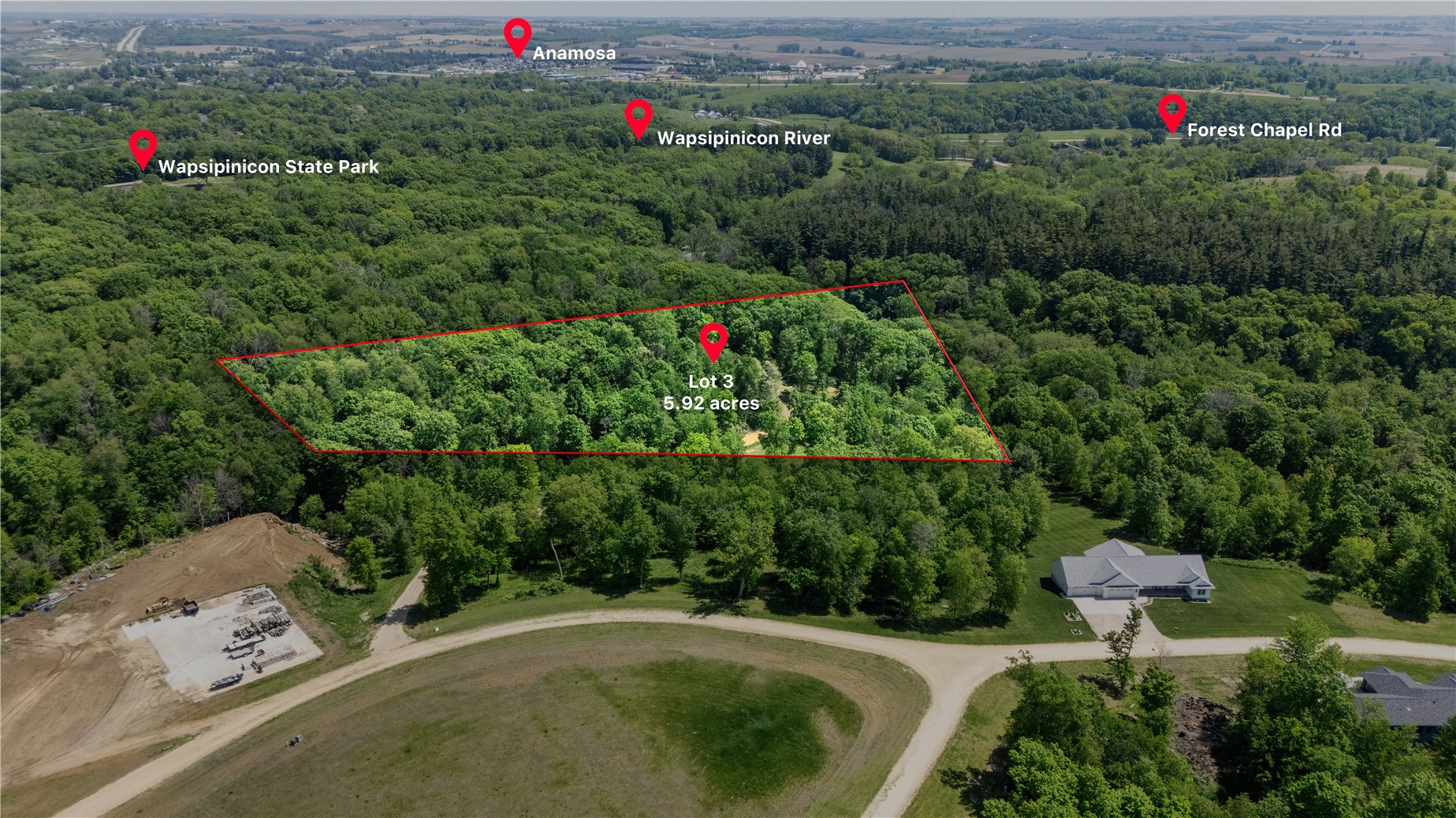 Wapsi Ridge Lot 3 Anamosa IA 52205