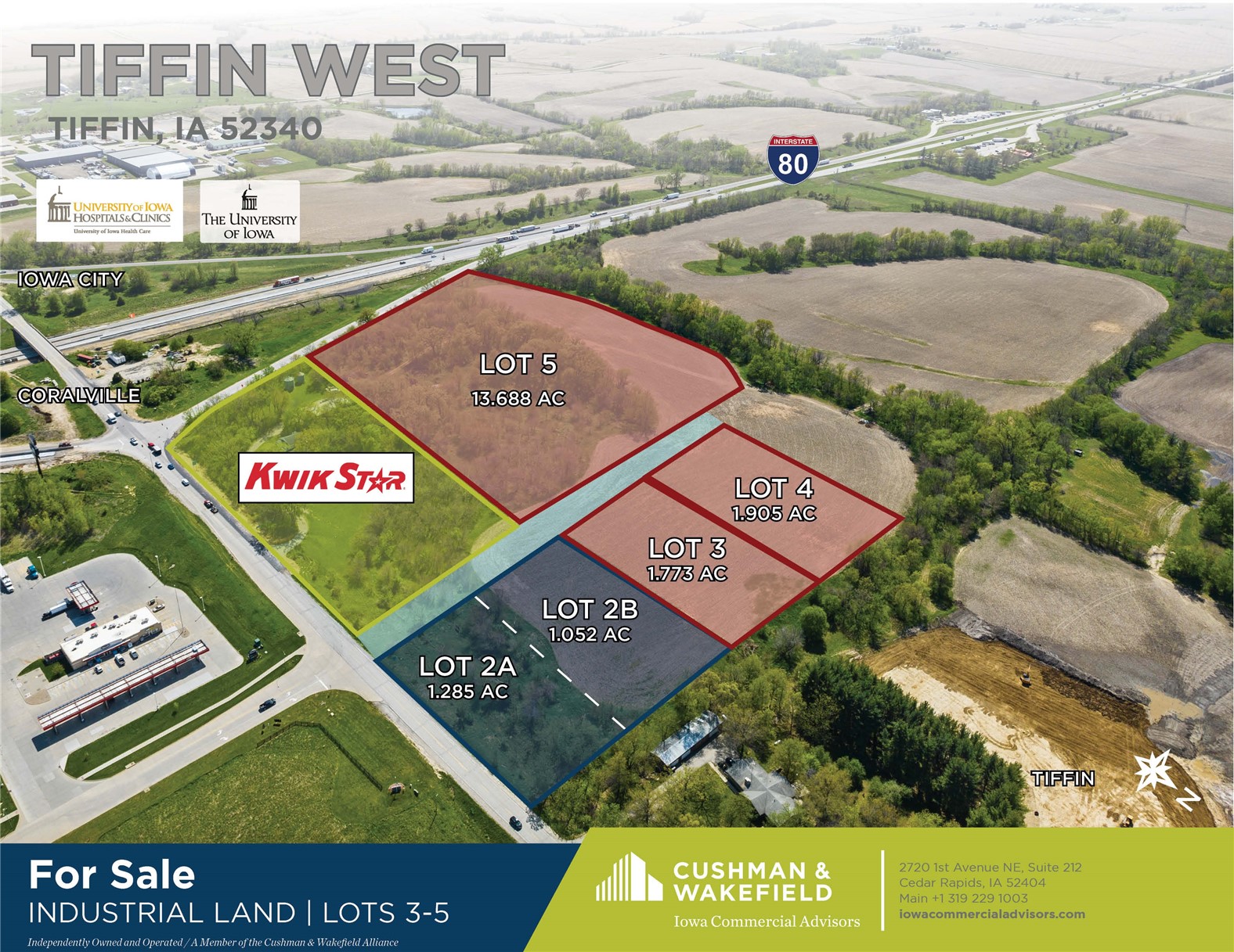 3287 Ireland Avenue NW - Lot 5 Tiffin IA 52340