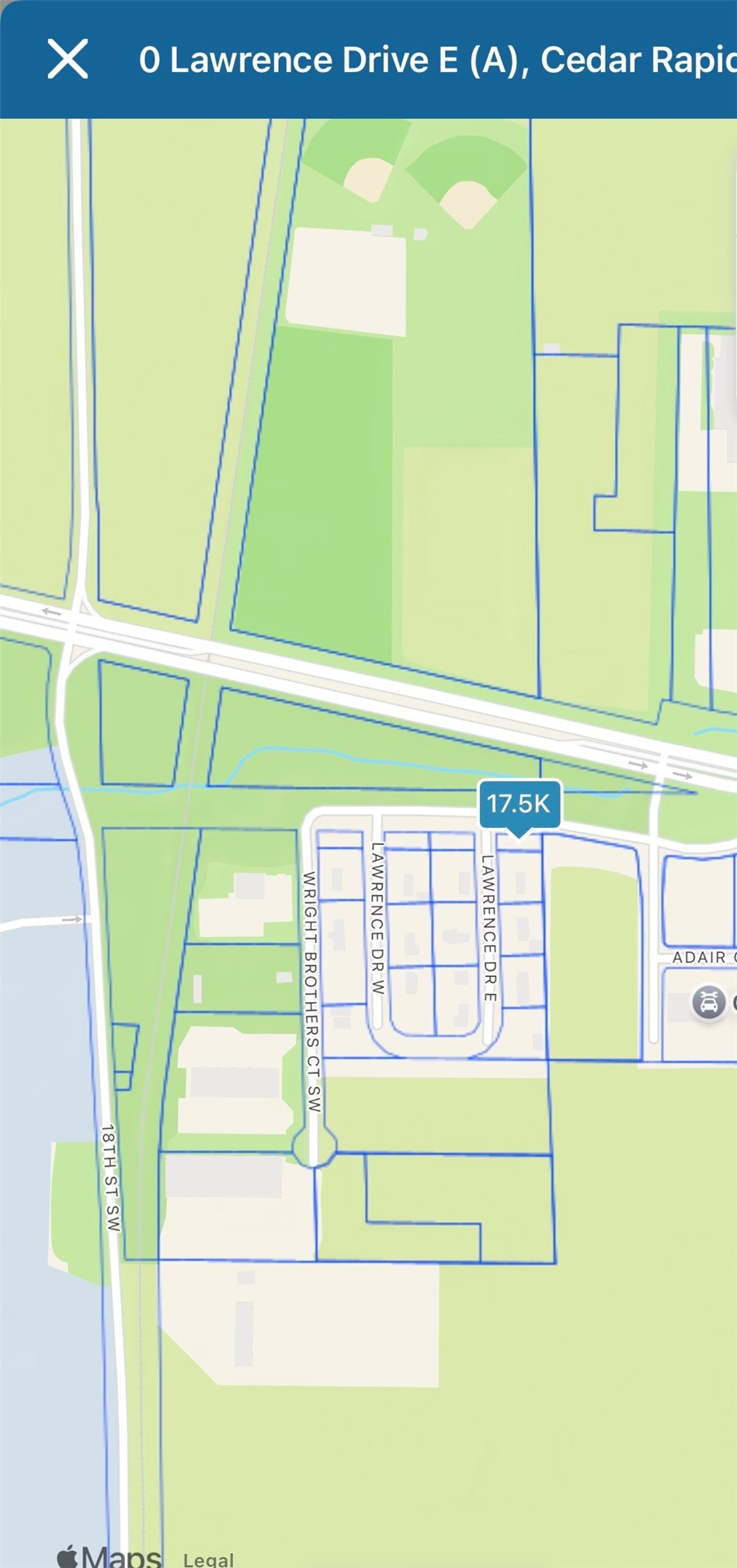 0 Lawrence Drive E (A) Cedar Rapids IA 52404