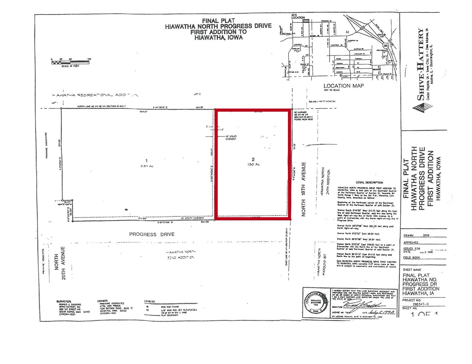 Progress Drive Hiawatha IA 52233