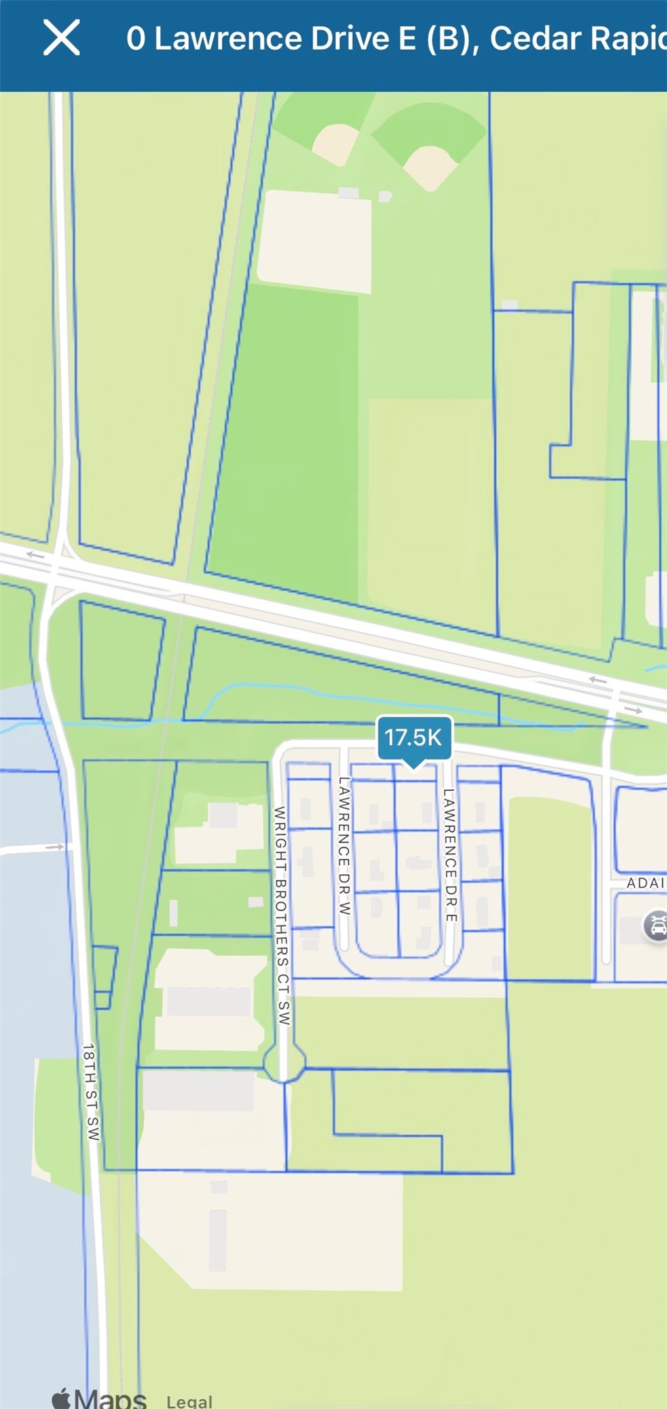 0 Lawrence Drive E (B) Cedar Rapids IA 52404