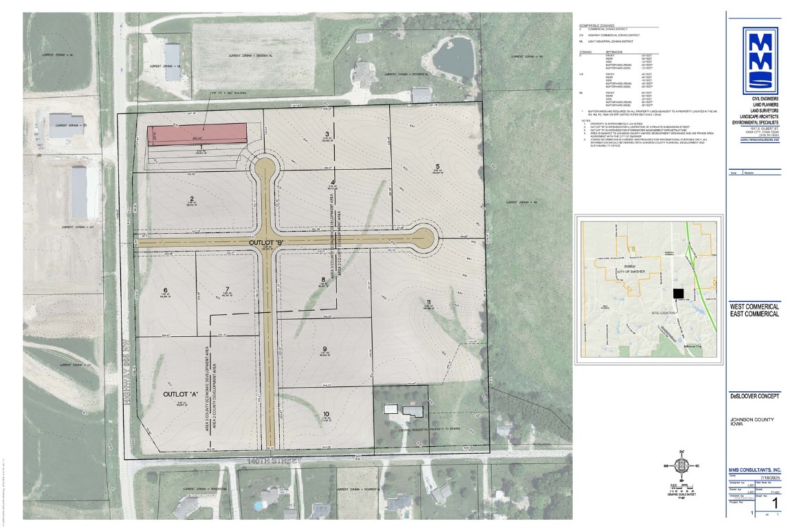 Highway 965/140th Street NW Swisher IA 52338