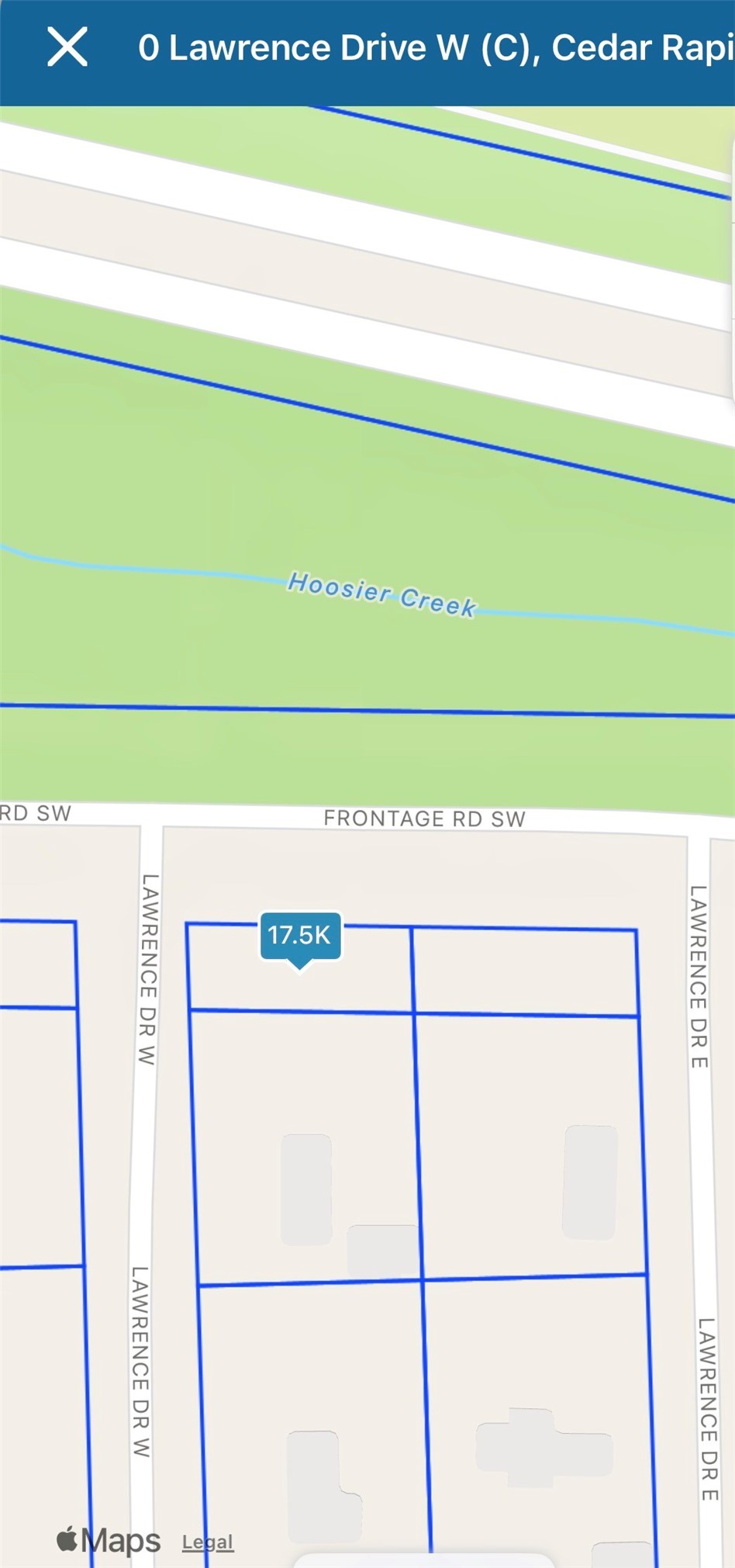 0 Lawrence Drive W (C) Cedar Rapids IA 52404