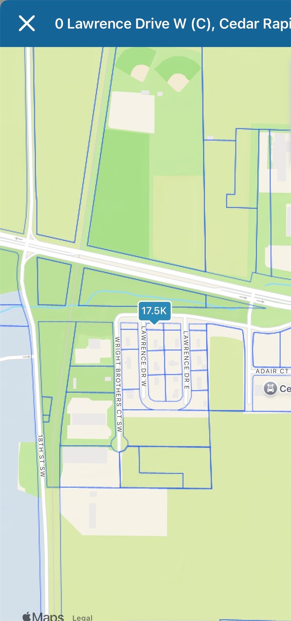 0 Lawrence Drive W (C) Cedar Rapids IA 52404