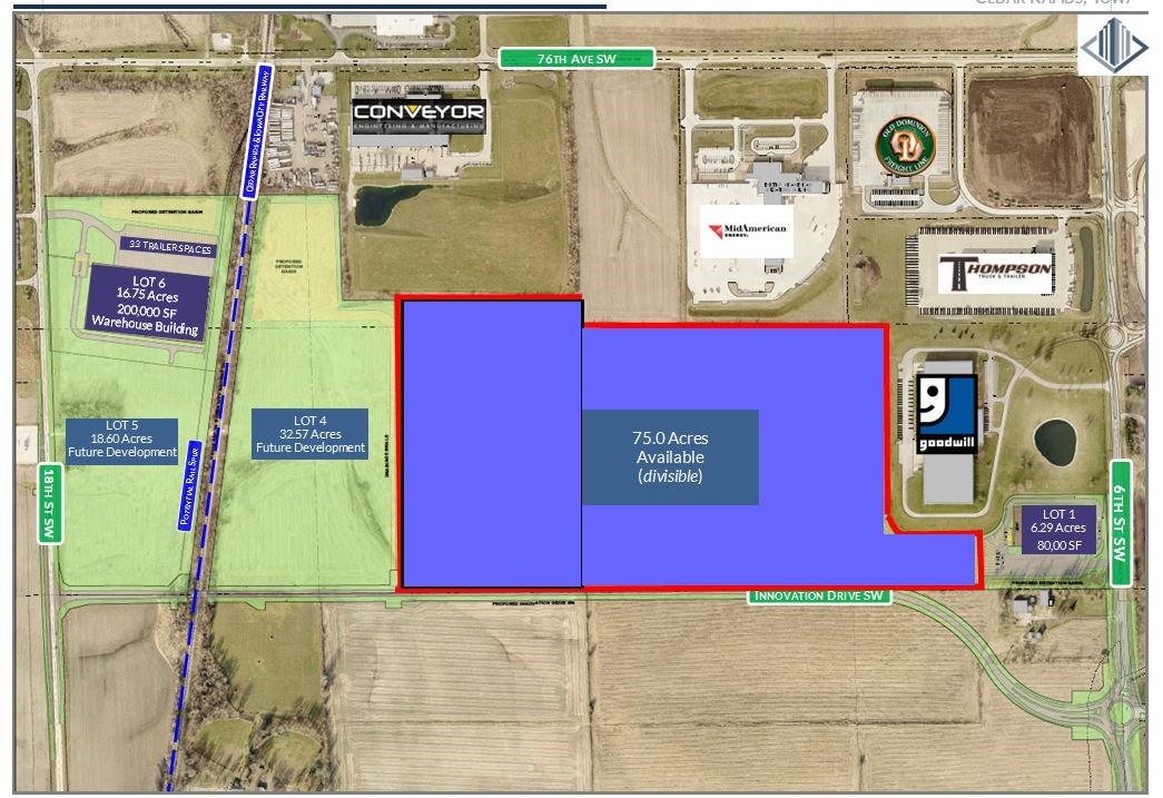 Lot 1 Innovation Drive SW Cedar Rapids IA 52404
