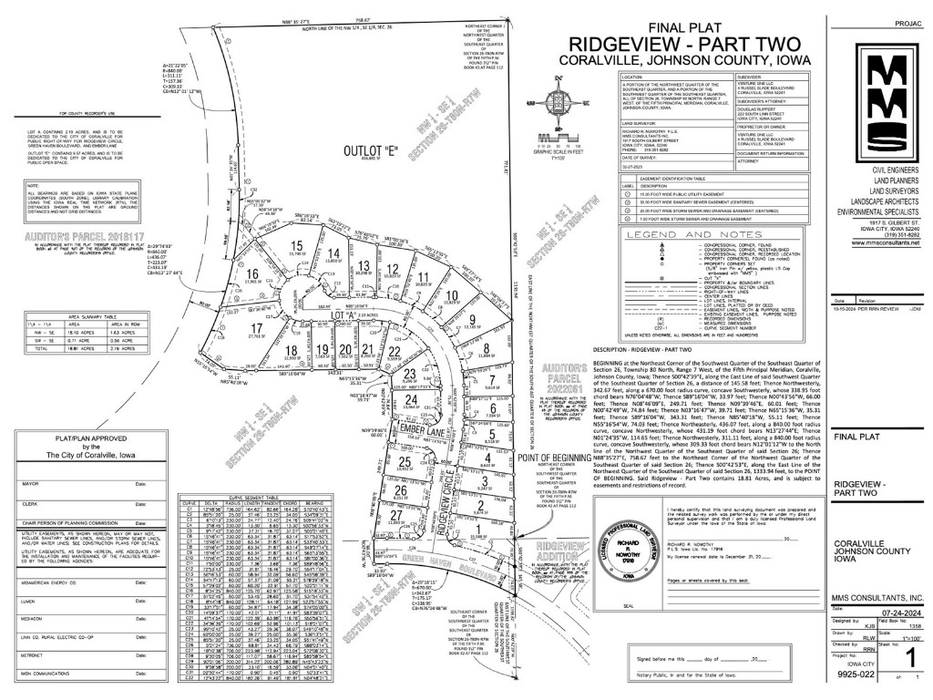 Lot 23 Ridgeview Part 2 Coralville IA 52241
