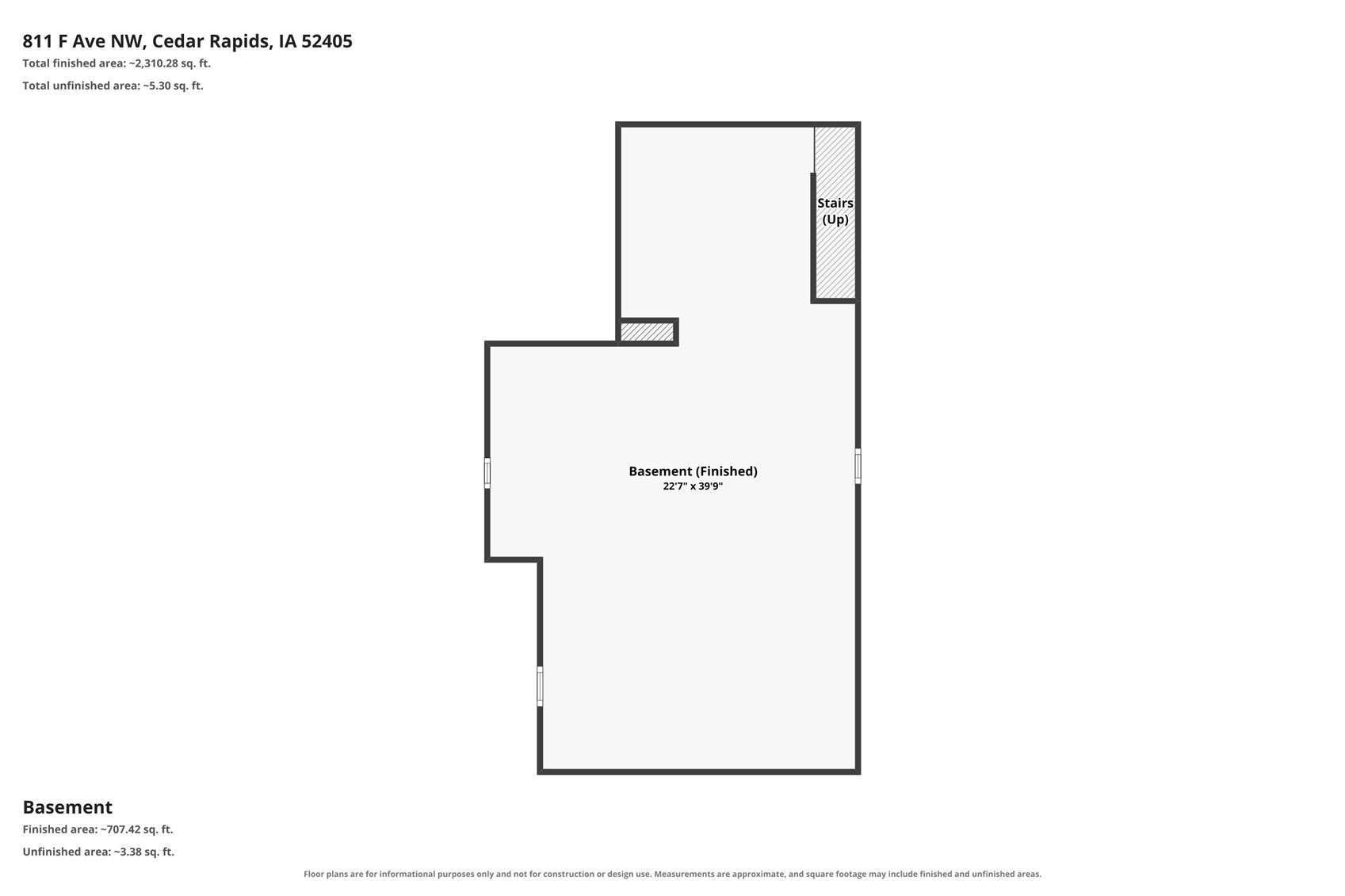 811 F Avenue NW Cedar Rapids IA 52405