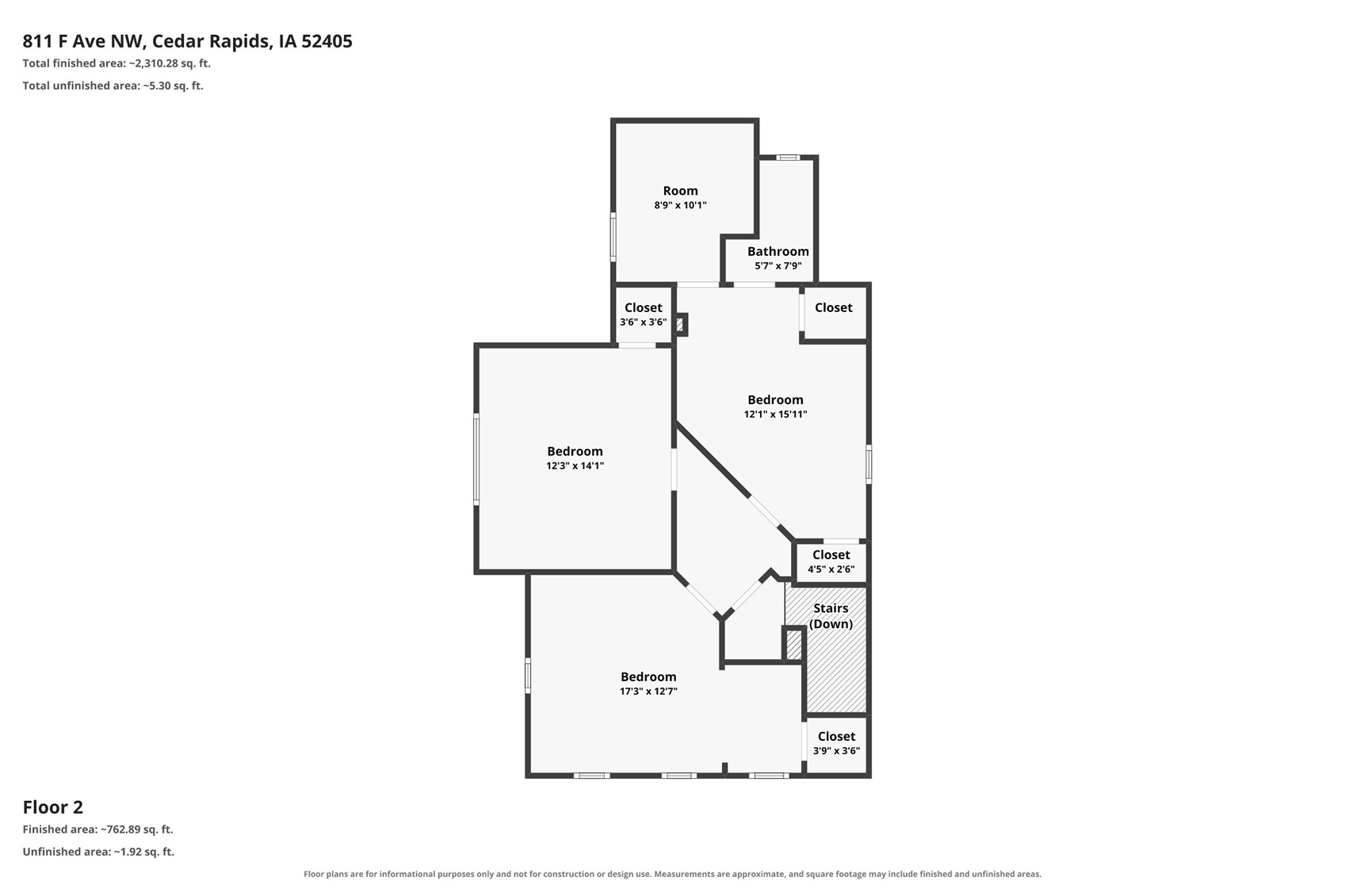 811 F Avenue NW Cedar Rapids IA 52405