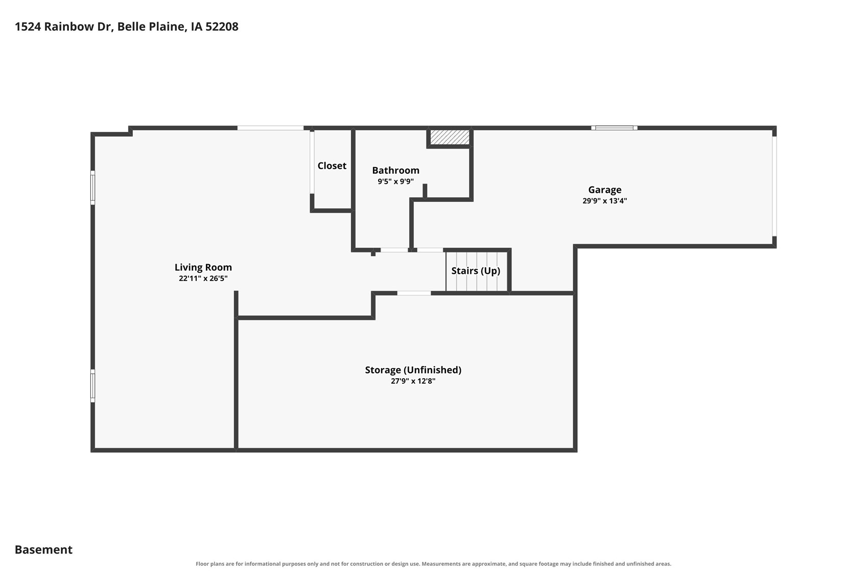 1524 Rainbow Drive Belle Plaine IA 52208