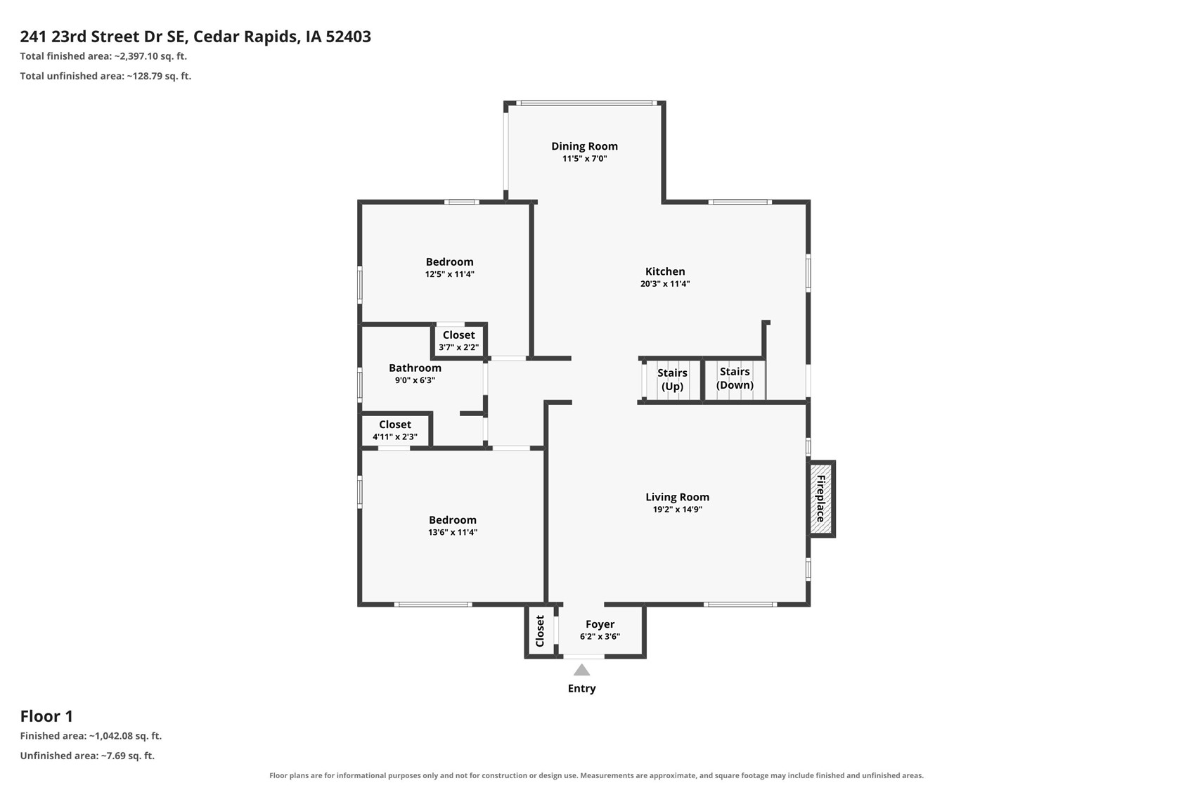 241 23rd Street Drive SE Cedar Rapids IA 52403