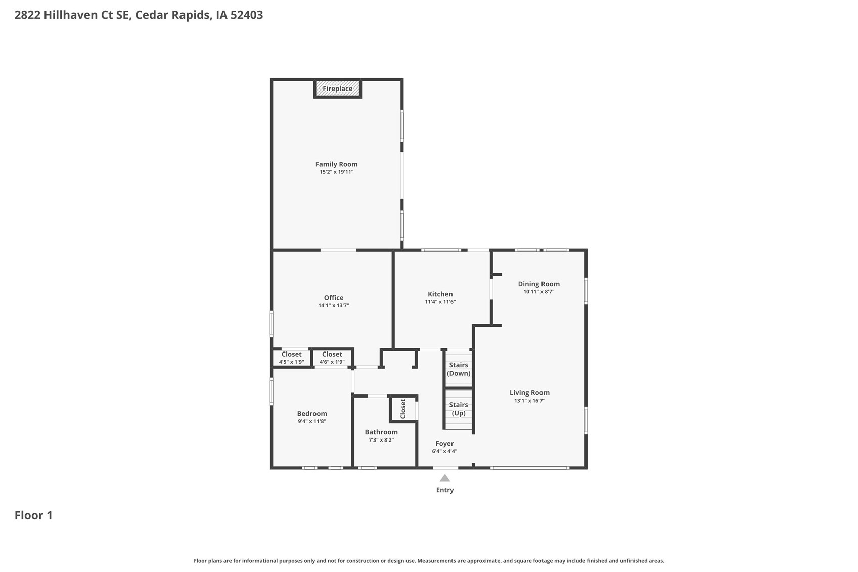2822 Hillhaven Court SE Cedar Rapids IA 52403