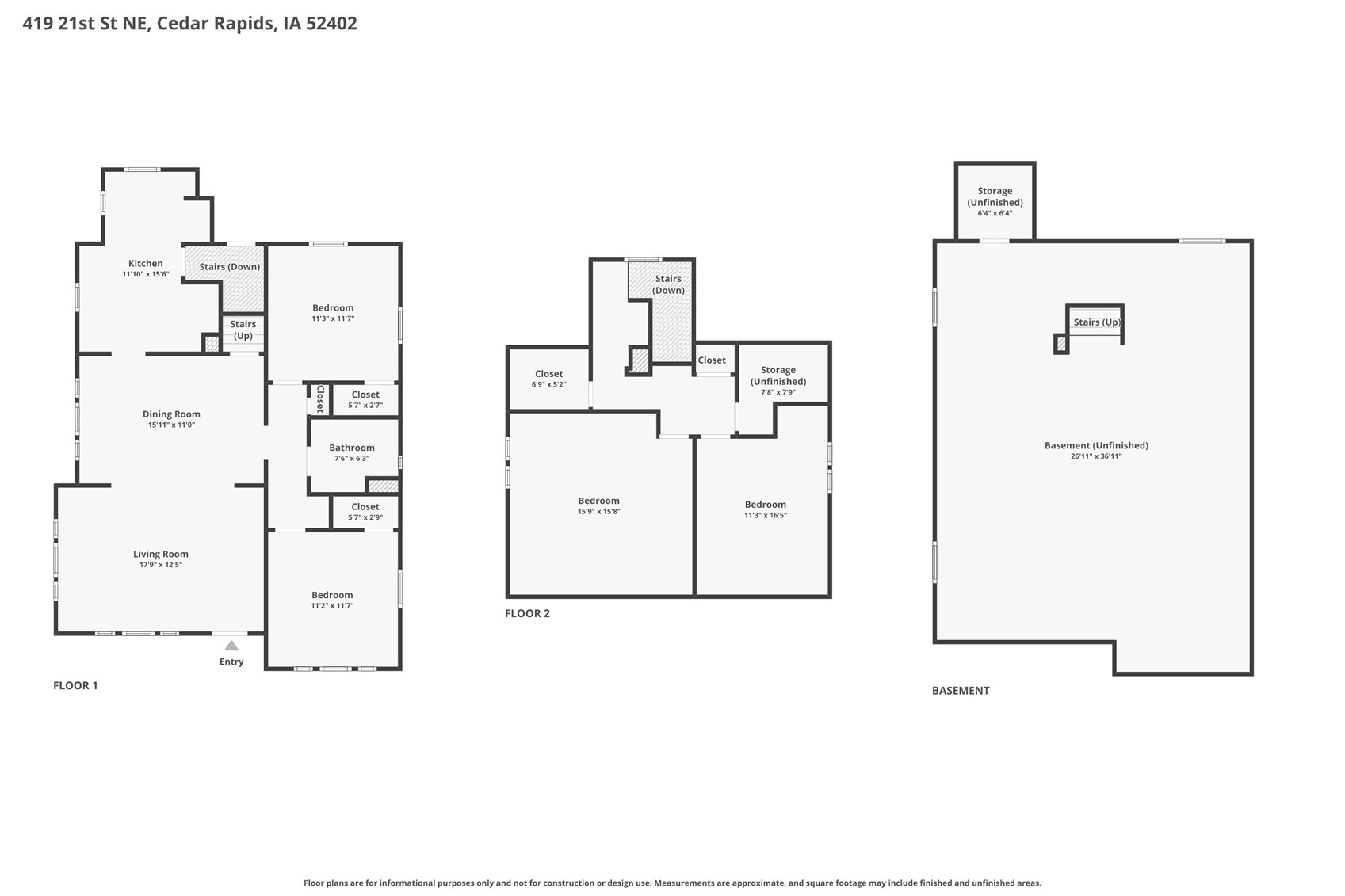 419 21st Street NE Cedar Rapids IA 52402