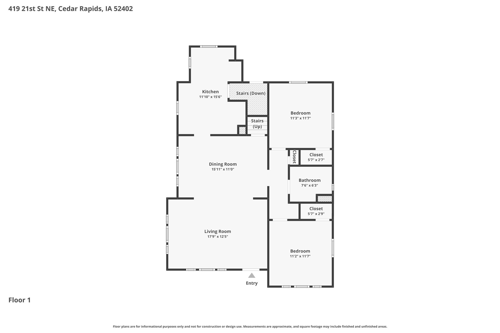 419 21st Street NE Cedar Rapids IA 52402