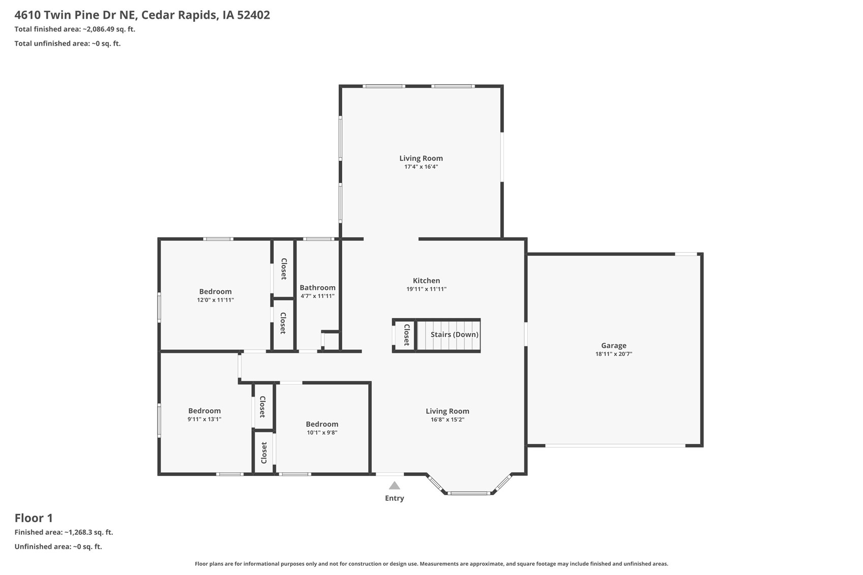 4610 Twin Pines Drive NE Cedar Rapids IA 52402