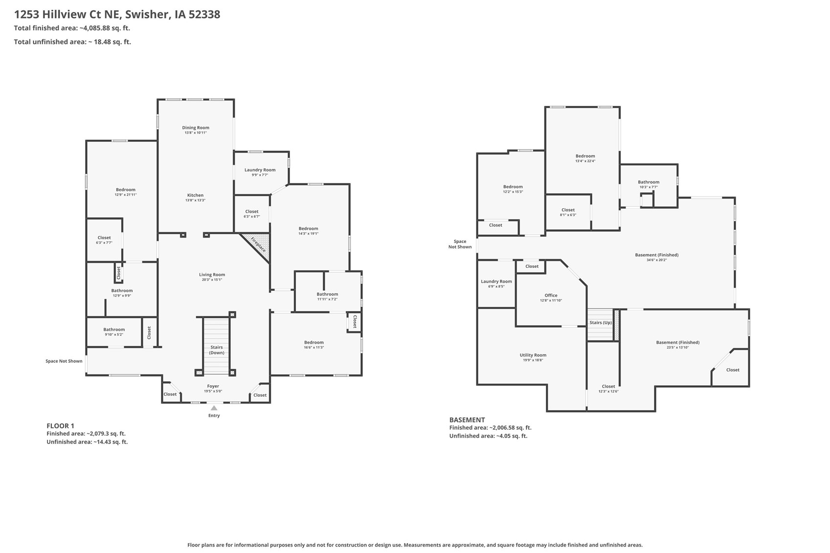 1253 Hillview Court NE Swisher IA 52338