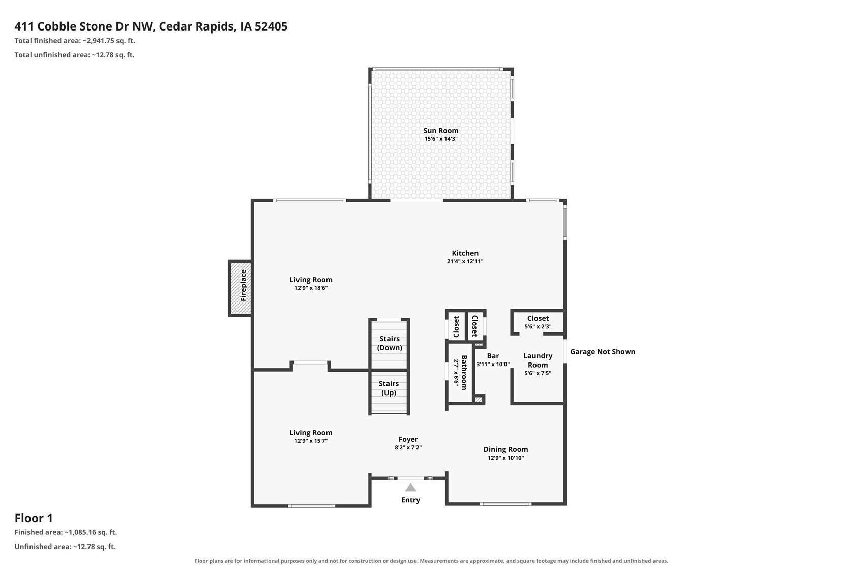 411 Cobble Stone Drive NW Cedar Rapids IA 52405