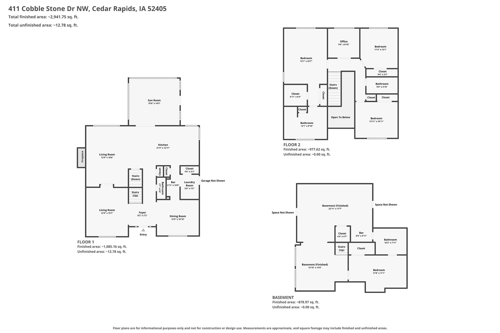 411 Cobble Stone Drive NW Cedar Rapids IA 52405
