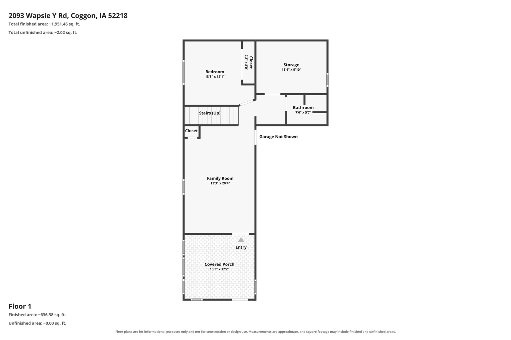 2093 Wapsie Y Road Coggon IA 52213