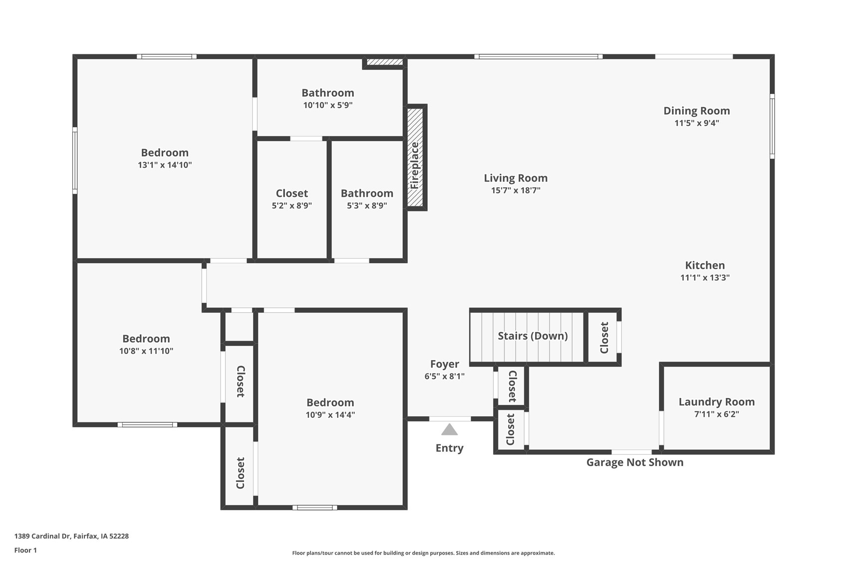 1389 Cardinal Drive Fairfax IA 52228