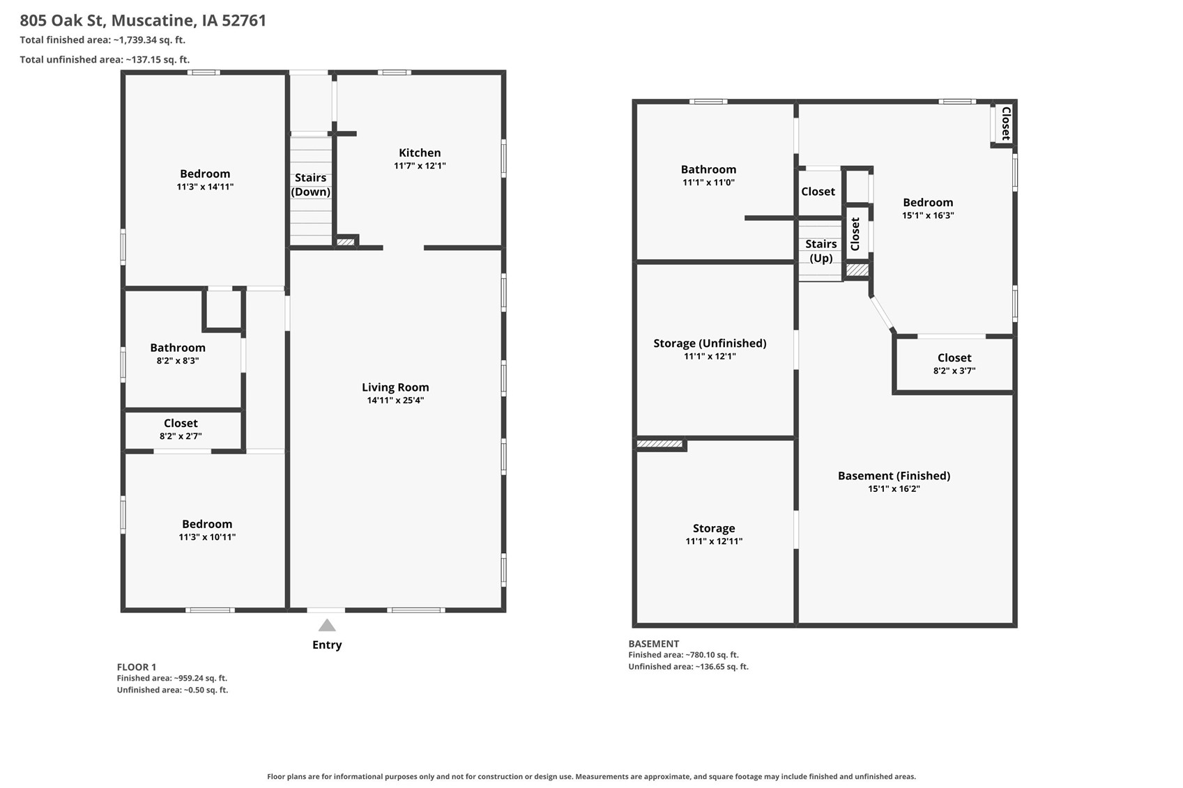 805 Oak Street Muscatine IA 52761
