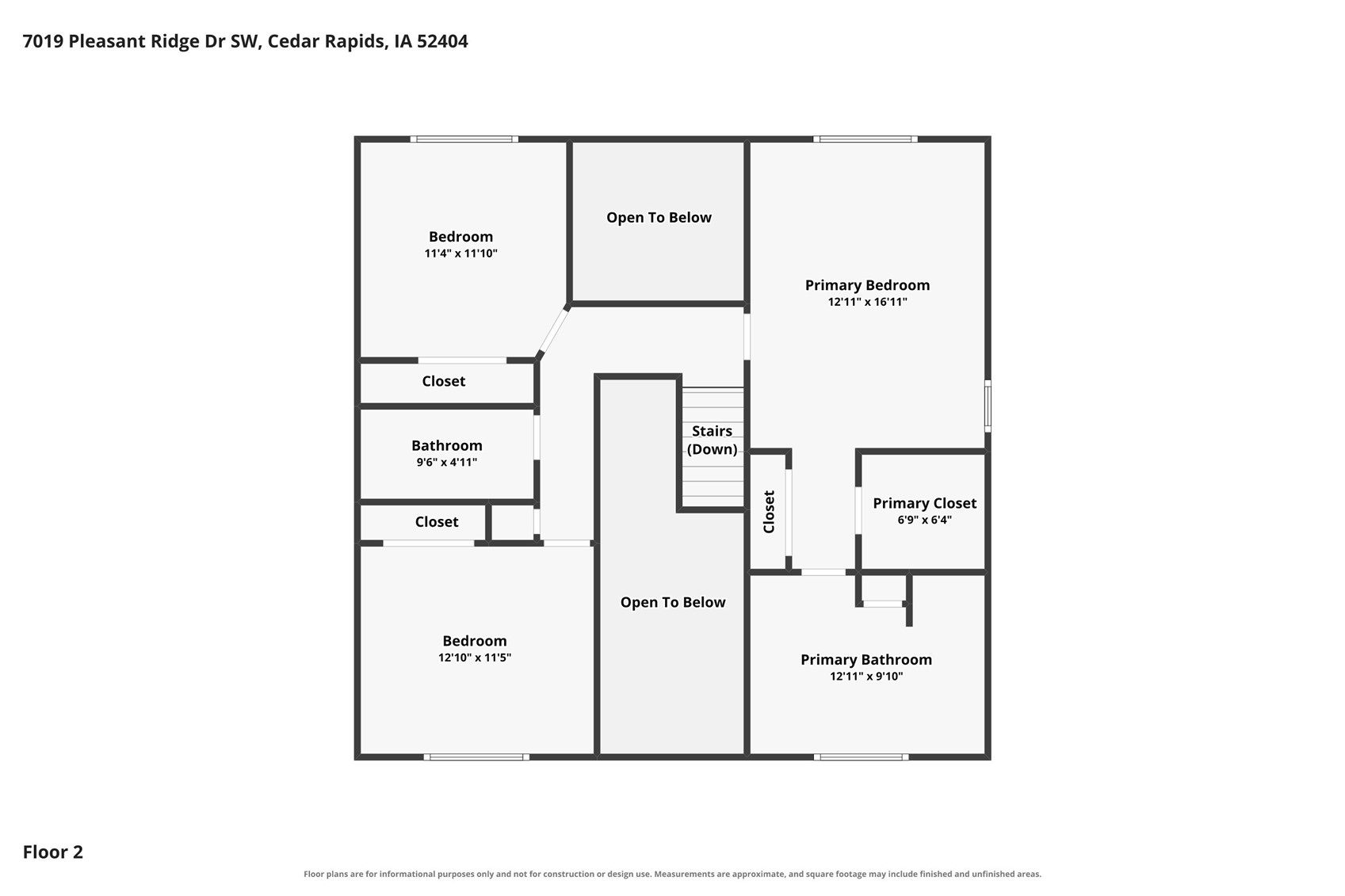 7019 Pleasant Ridge Drive SW Cedar Rapids IA 52404
