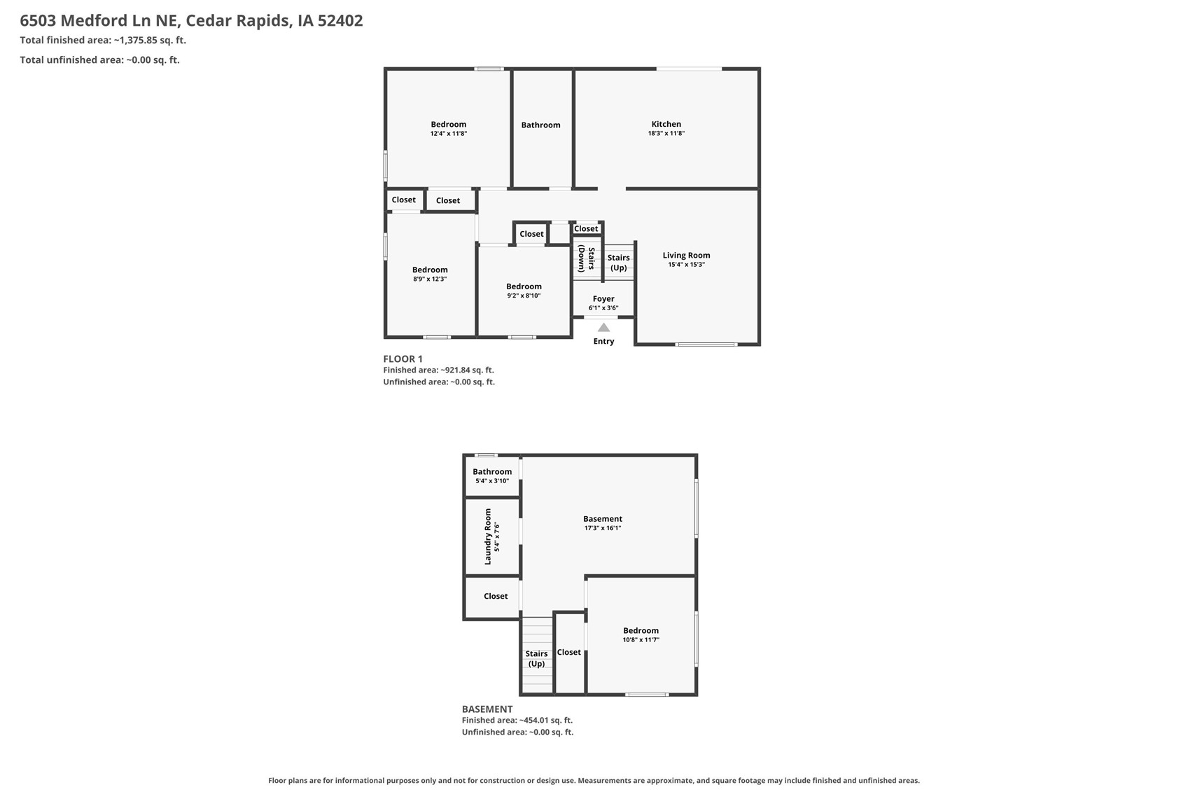 6503 Medford Lane NE Cedar Rapids IA 52402