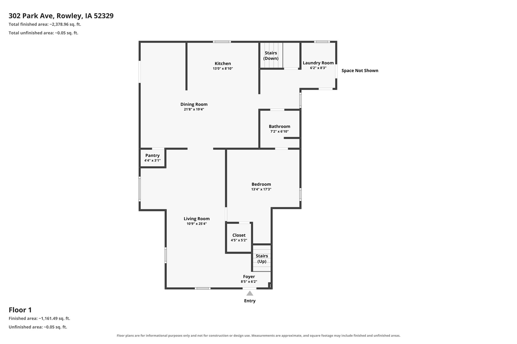 302 Park Avenue Rowley IA 52329