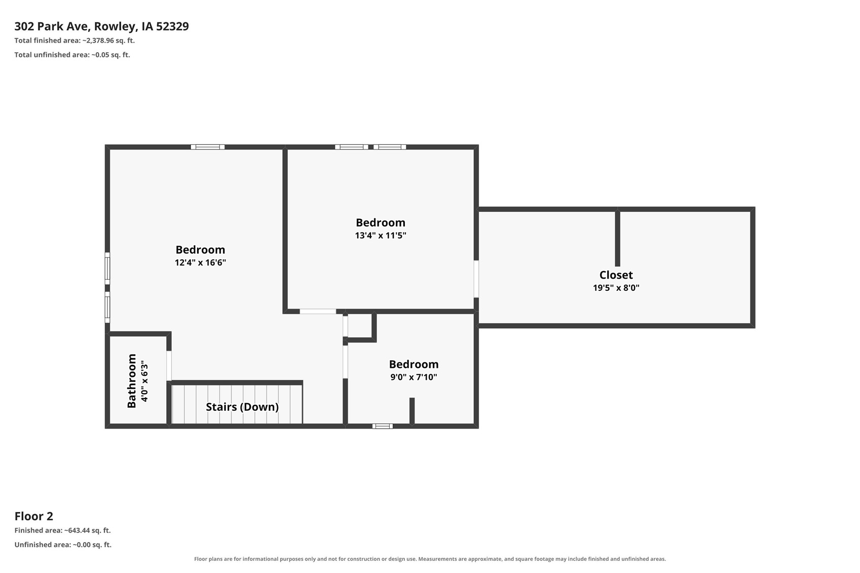 302 Park Avenue Rowley IA 52329