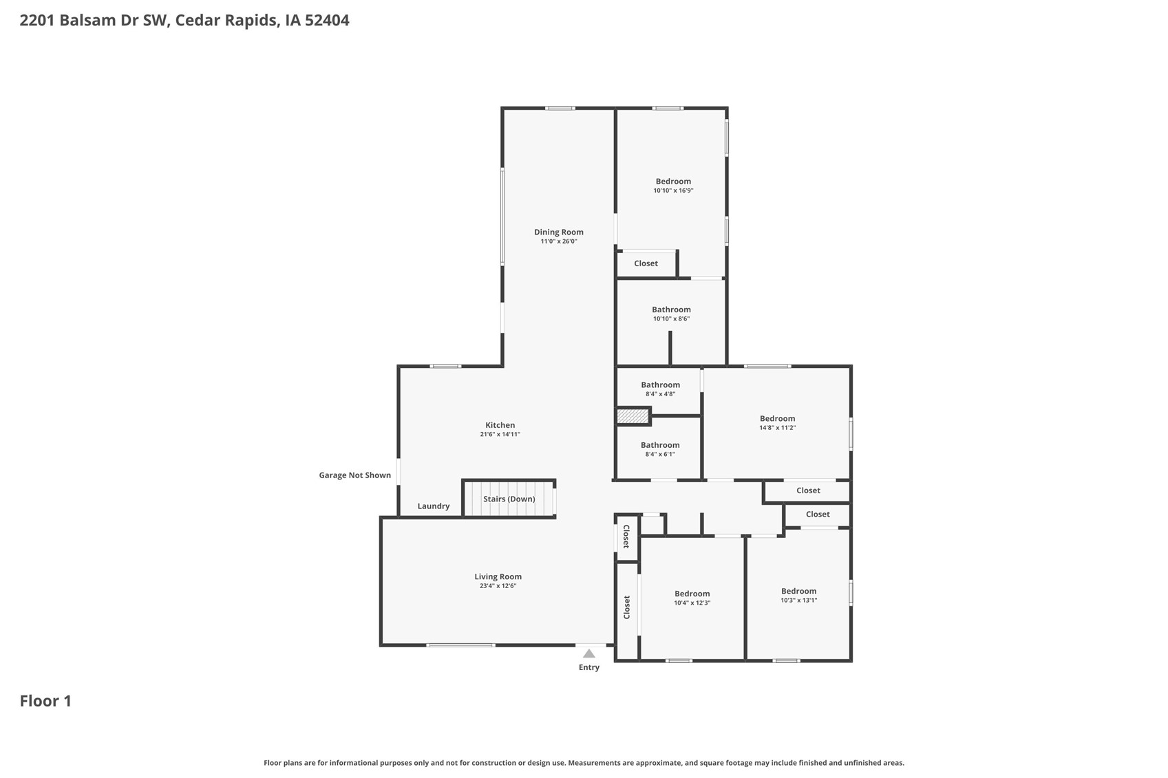 2201 Balsam Drive SW Cedar Rapids IA 52404