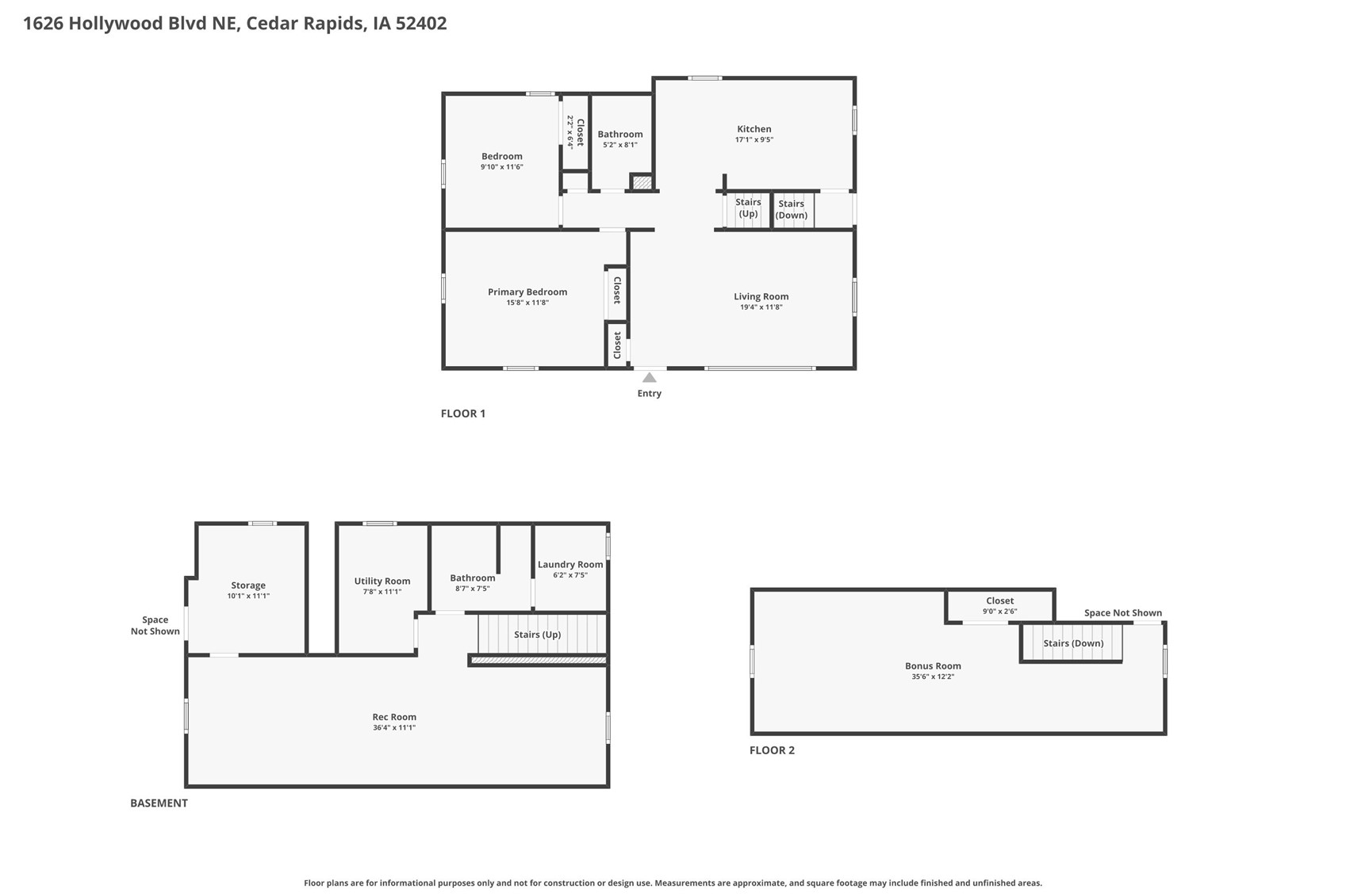 1626 Hollywood Boulevard NE Cedar Rapids IA 52402