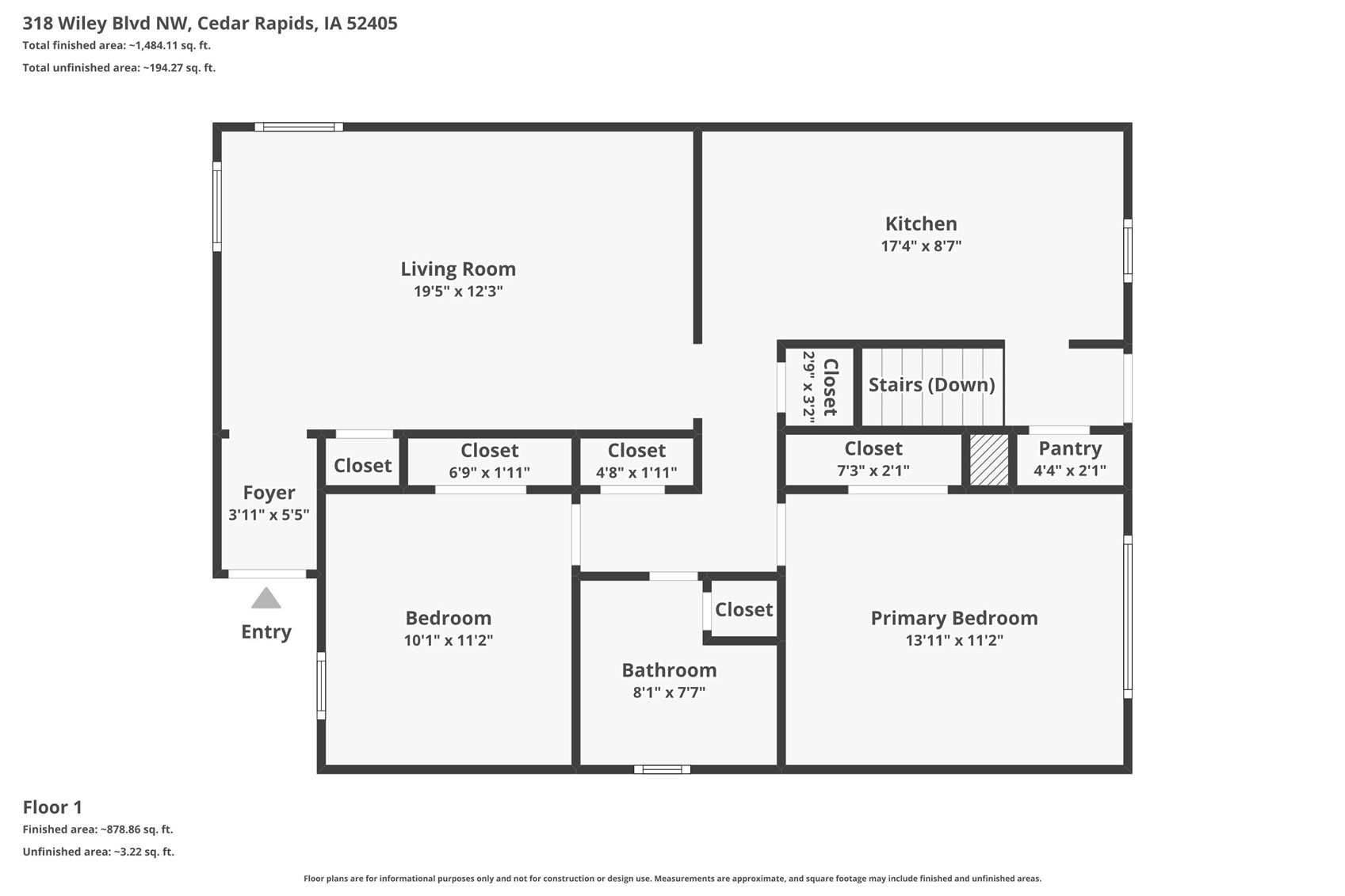 318 Wiley Boulevard NW Cedar Rapids IA 52405