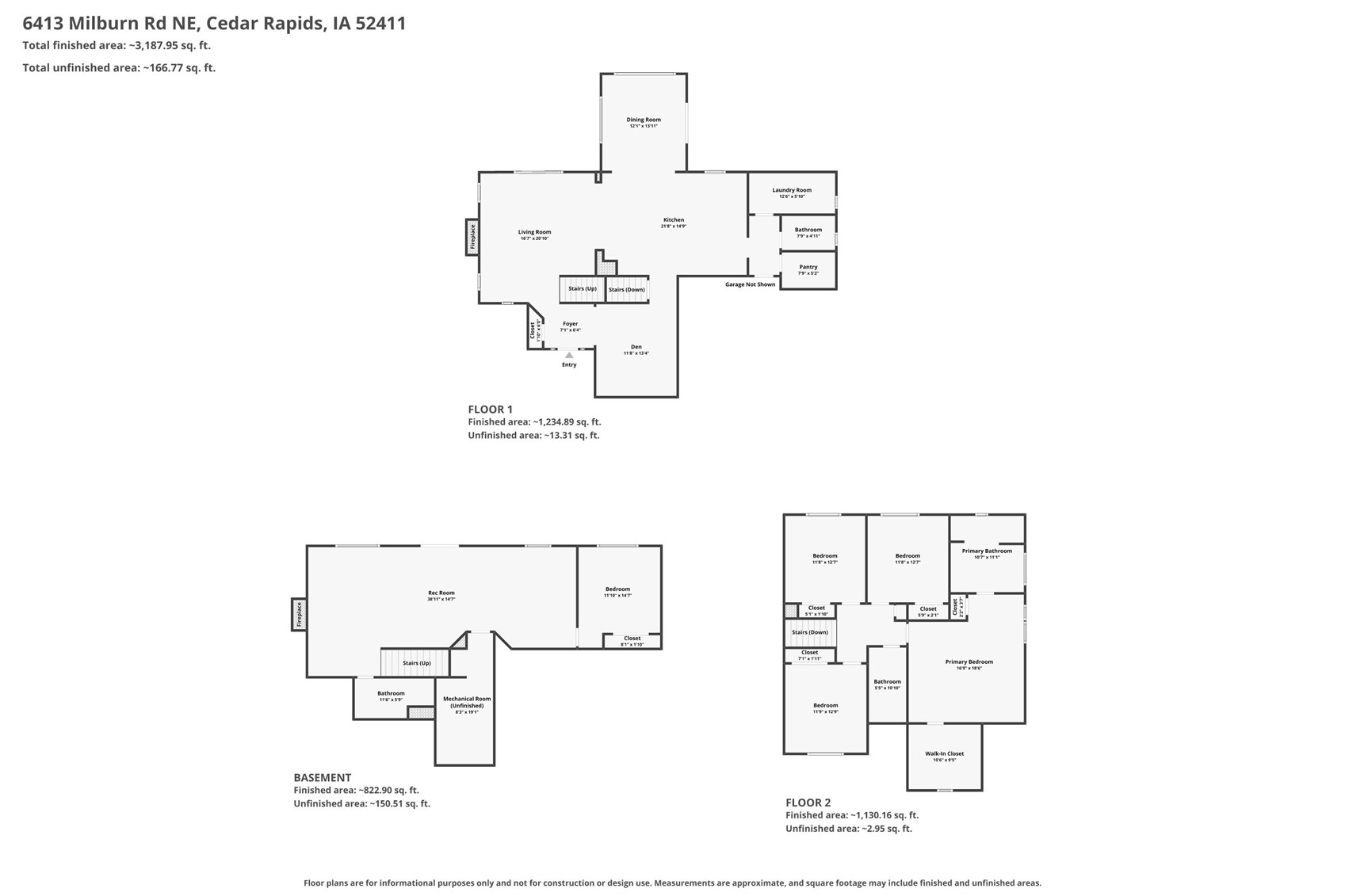 6413 Milburn NE Cedar Rapids IA 52411