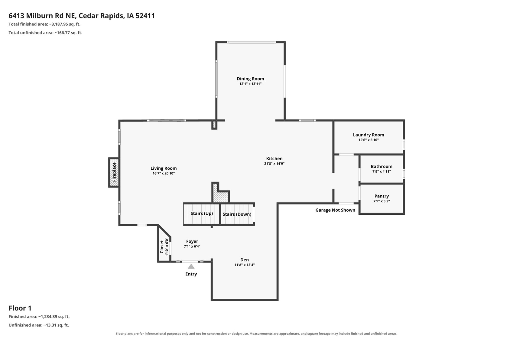 6413 Milburn NE Cedar Rapids IA 52411