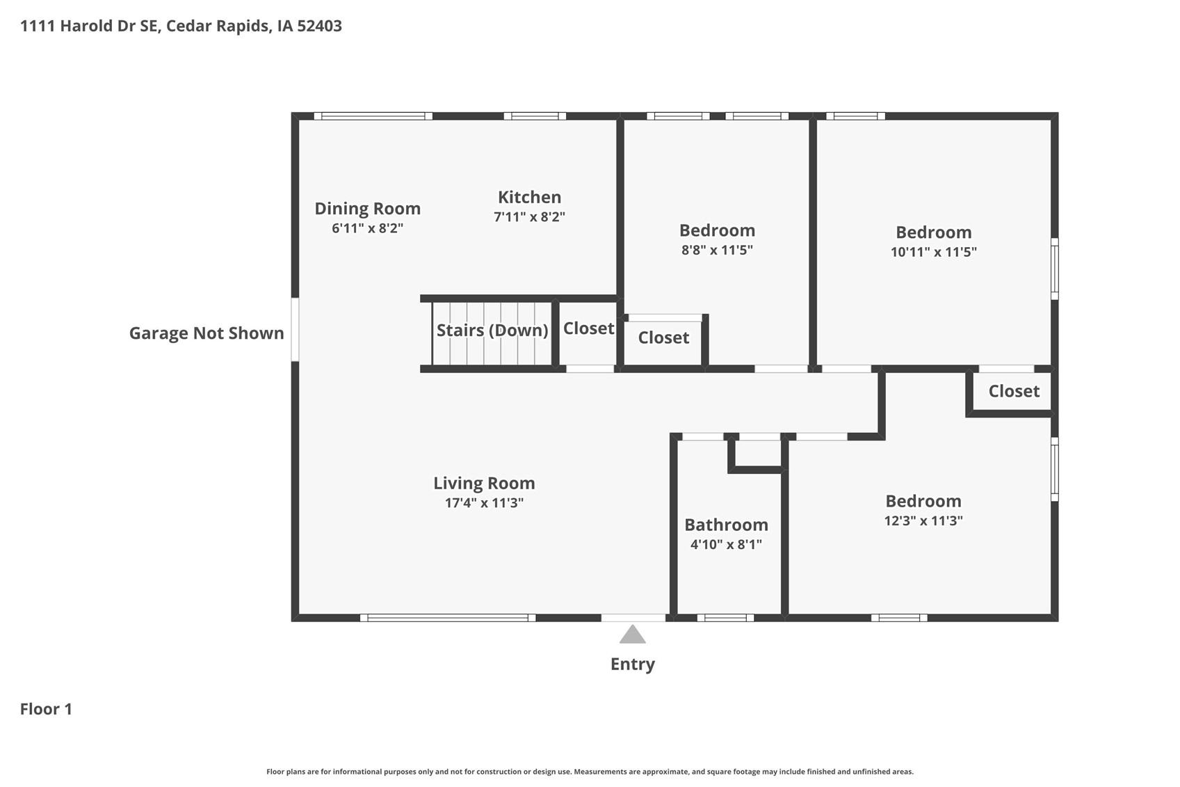 1111 Harold Drive SE Cedar Rapids IA 52403
