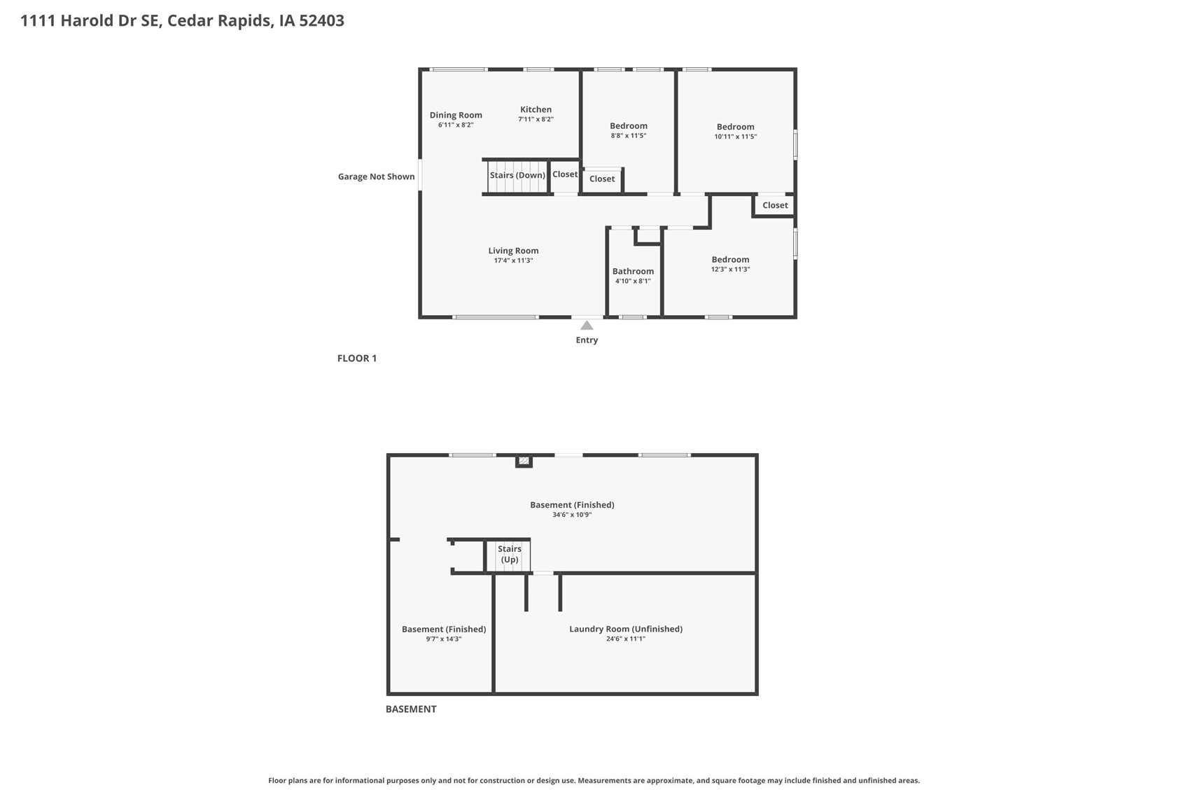 1111 Harold Drive SE Cedar Rapids IA 52403